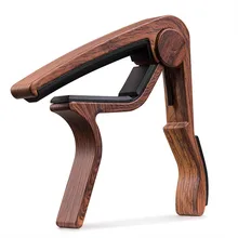 Деревянный зерновой металлический каподастр для гитары с идеальной силиконовой подушкой для гитары Гавайская гитара, настройка музыкальных инструментов аксессуары для гитары клип