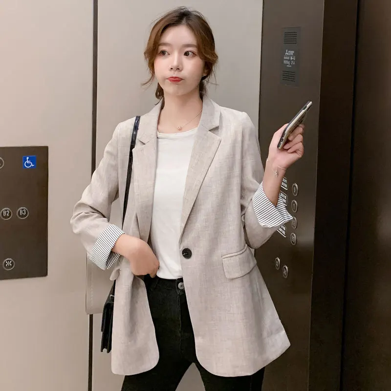 

CHIC Small Suit Coat Student 2019 Autumn New Style Casual Short Korean-style Online Celebrity Suit Tops Women's