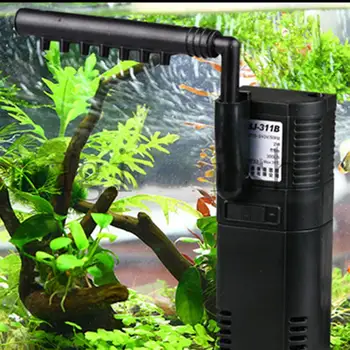 

Newest Multi-function 3 in 1 Internal Filter Submersible Oxygen Pump Internal Filter Aquarium Pump for Fish Bowl HJ-111B Series