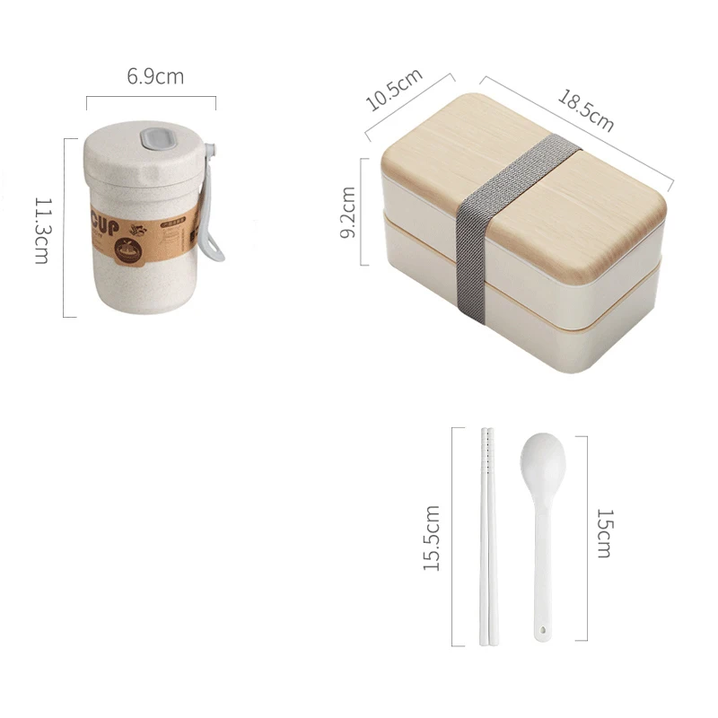 2 слоя Bento коробки для взрослых Bento Ланч-бокс для детей детский с ложкой палочка для еды сумка Пояс офисная походная коробка для еды