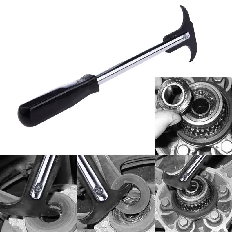 

Professional Seal Puller Hand Tools Remove Grease Twin Hooks Oil Seals Auto Tool