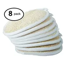 8 шт. Loofah подушка для душа для ванны губка для удаления мертвой кожи для тела губка Чистящая Подушка-скребок Горячая для ускорения обмена веществ