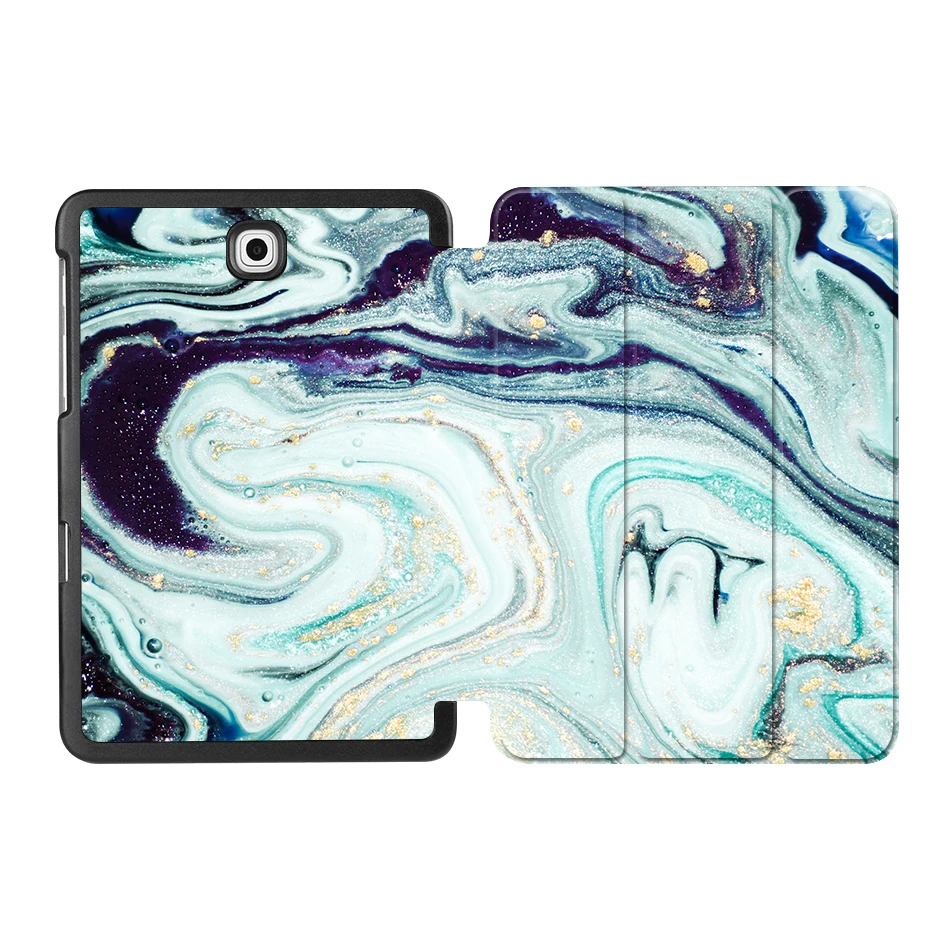 MTT чехол из искусственной кожи с мрамором для samsung Galaxy Tab S2, 8,0 дюймов, SM-T710, T715, T719, T713, откидная подставка, умный чехол, защитный чехол - Цвет: SS10