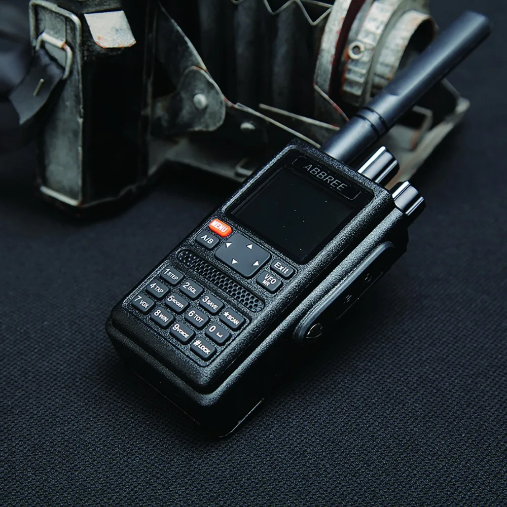 ABBREE AR-F8 gps 6 полос(136-520 МГц) 8 Вт 999CH Многофункциональный VOX DTMF SOS lcd цветной любительский Ham двухстороннее Радио рация