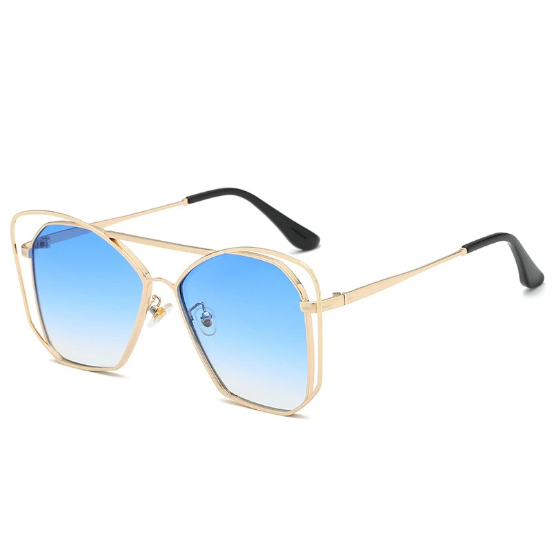 Горячий SHEN НУО 2 серии роскошный ray bann женские солнцезащитные очки для женщин женские очки Поляризованные Розовый цветного стекла Oculos De Sol masculino - Цвет линз: Синий