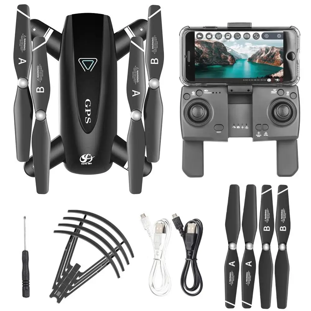 Kuulee S167 gps Дрон с камерой 5G RC Квадрокоптер Дрон wifi FPV складной вне точки Летающий жесты фотографии вертолет для видеосъемки игрушка