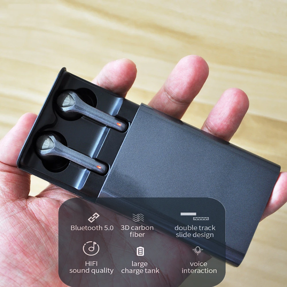 Стерео глубокий бас наушники Bluetooth 5 0 TWS True беспроводные без задержки гарнитура с