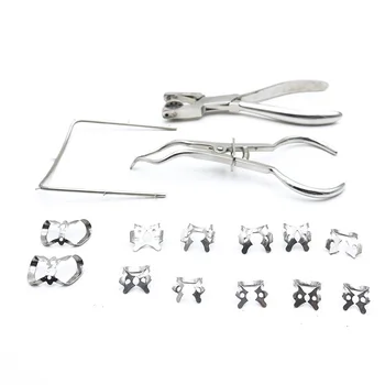 

Dental Dam Perforator Hole Puncher Set Rubber Dam Mouth Gap Mouth Opener Pure Latex Dental Rubber Dam kit Template Dentist Tools