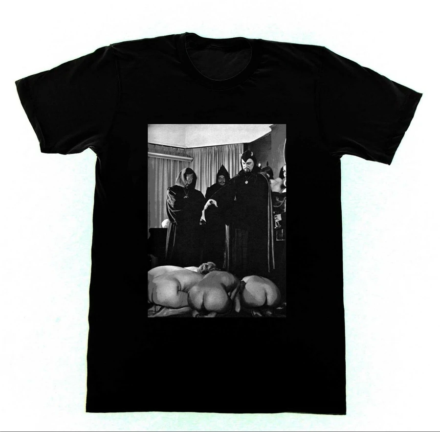 Anton LaVey Satanic Ritual Tshirt 22 T-Shirt Church Satan Pentagram Witchcraft Tee Shirt Bodybuilding Tops | Мужская одежда