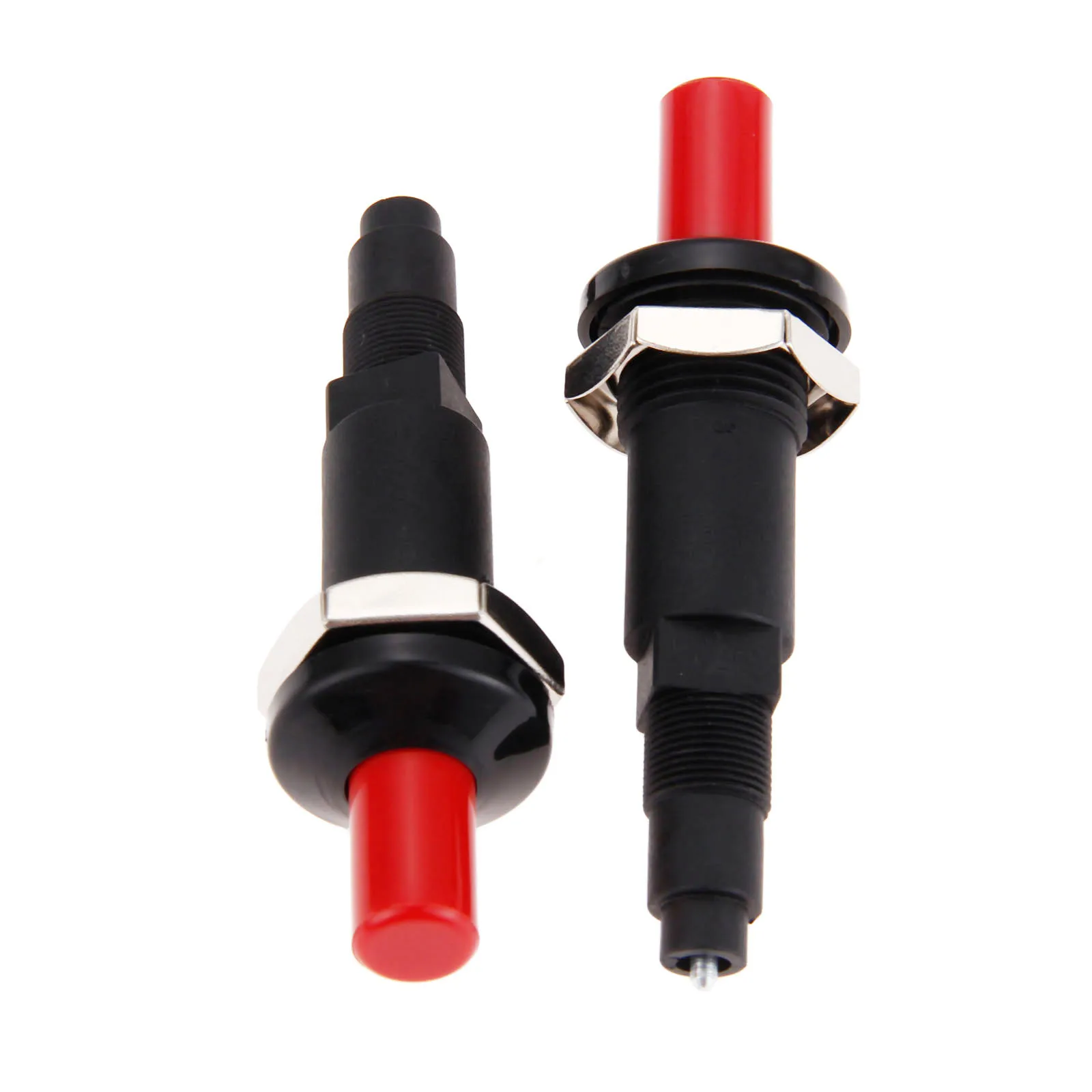 Piezo Ceramic Ignitor Kit Gas Fire Pit Igniter Grill Stove Igniter Spark Plug Push Button Ceramic For Gas Heaters BBQ Grill Igniter Gas Stove 2pc/set