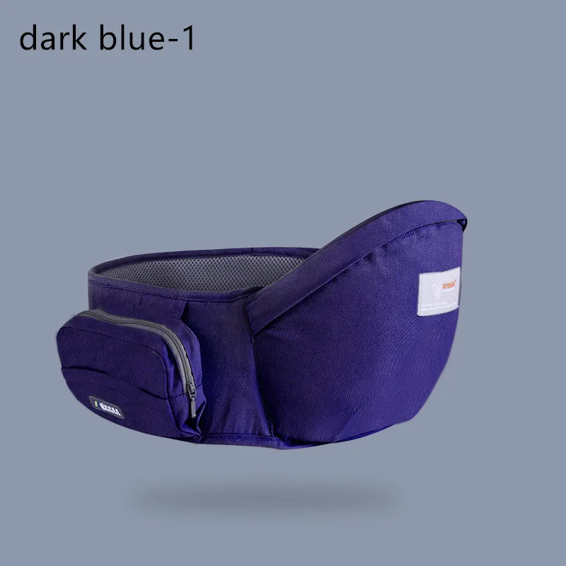 dark blue-1 Детский тканевый ремень с карманом для мамы, Многофункциональный Детский Хипсит(пояс для ношения ребенка) легкий для мужчин и женщин детский табурет - Color: dark blue-1