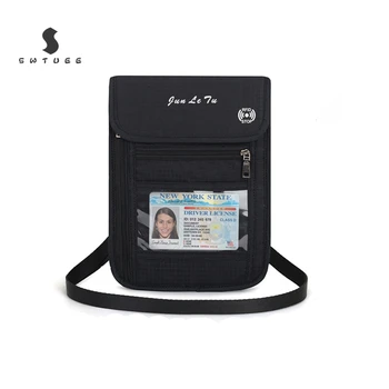 

UnisexPassport Bag Neck Hanging Travel Passport Cover ID Holder Storage Bag Multifunction Waterproof Transparent Passport Holder