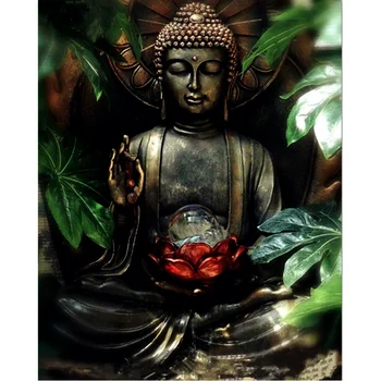 

5D DIY Diamond Painting Buddha statue Diamond Embroidery Full Square/Round Mosaic picture of Rhinestones Wall Art Home Decortion