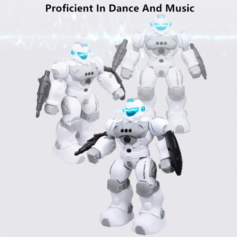 Smart Electric Remote Control Robot Gesture Sensing Programming Walk Glide Switch Fire Bullet Auto Demo Sing&Dance RC Robot Toy 4