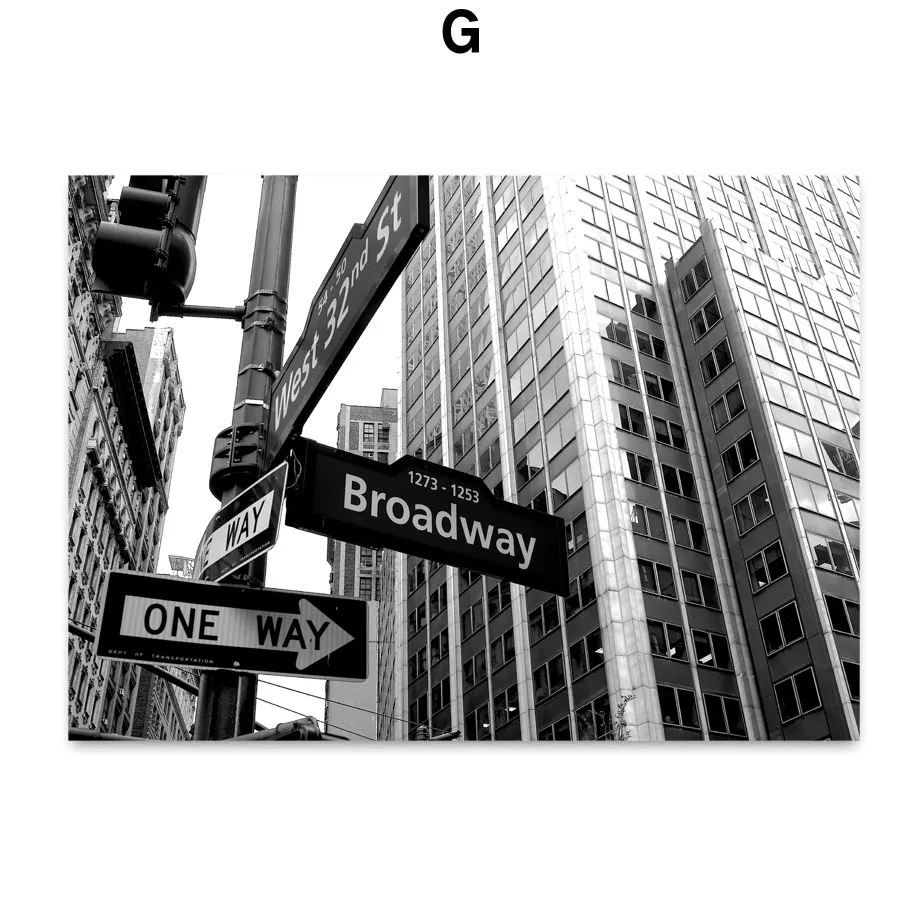 New-York-City-Building-Bridge-Broadway-Clock-Nordic-Vintage-Poster-Wall-Art-Print-Canvas-Painting-Decor (9)