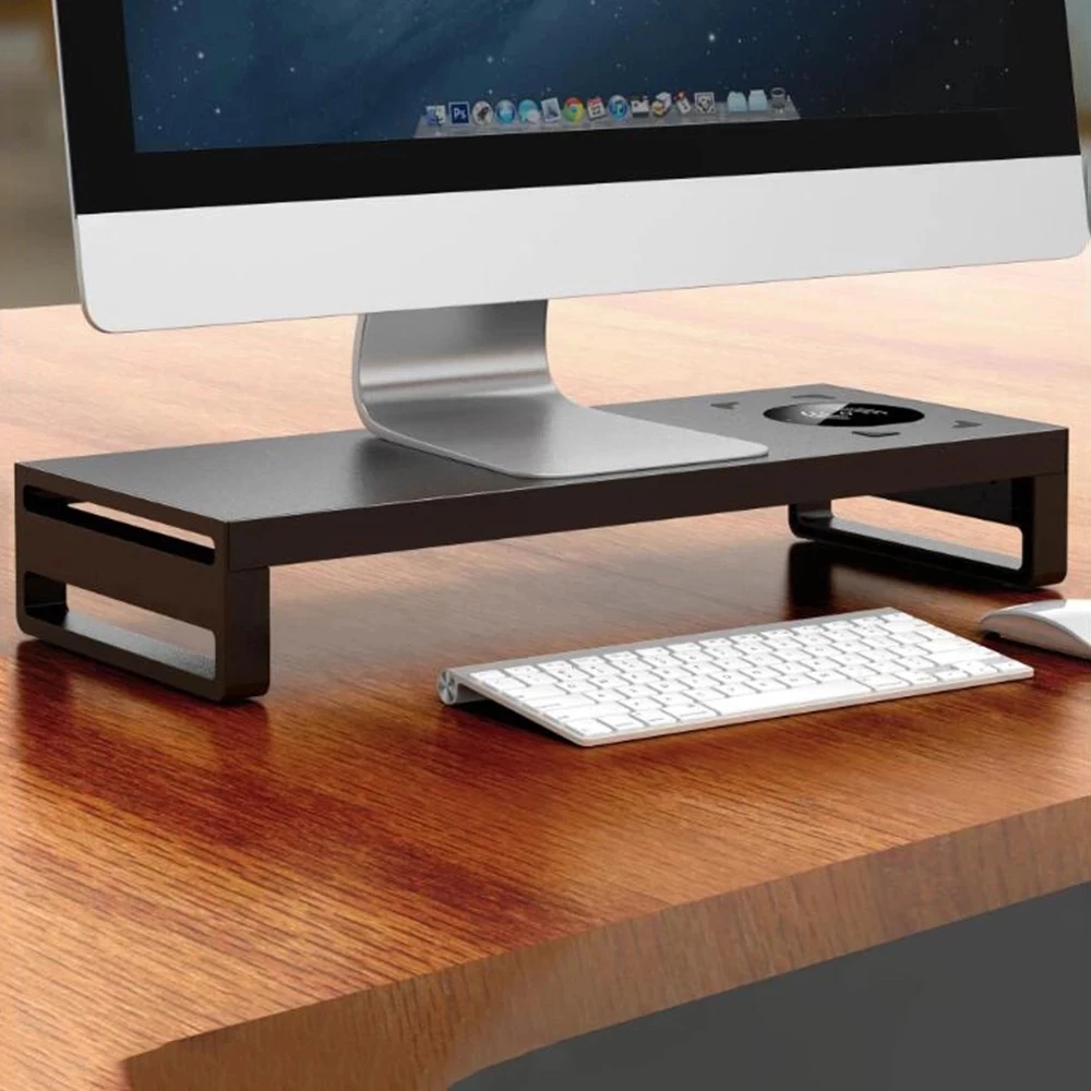 Supporto per Monitor da tavolo multifunzione schermo per Computer Riser  ripiano in legno supporto per Laptop resistente supporto da scrivania per  Notebook TV - AliExpress