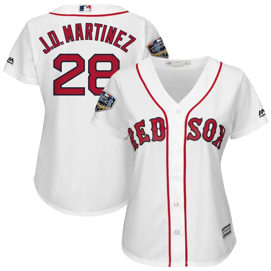 Для женщин и девочек Xander Bogaerts Boston David Ortiz Mookie Betts Andrew Benintendi Chris Sale David Price Jersey Bradley Jr World - Цвет: For women