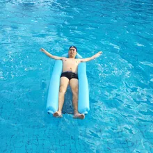 Надувной плавающий шезлонг воды гамак поплавок Матрас Бассейн кровать SAL99