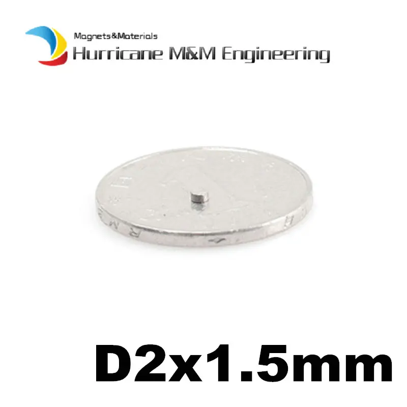 SmCo магнитные диски Dia. 2x1 мм 2x1,5 мм класс YXG28H 350 градусов Цельсия высокотемпературные постоянные магниты 200 шт