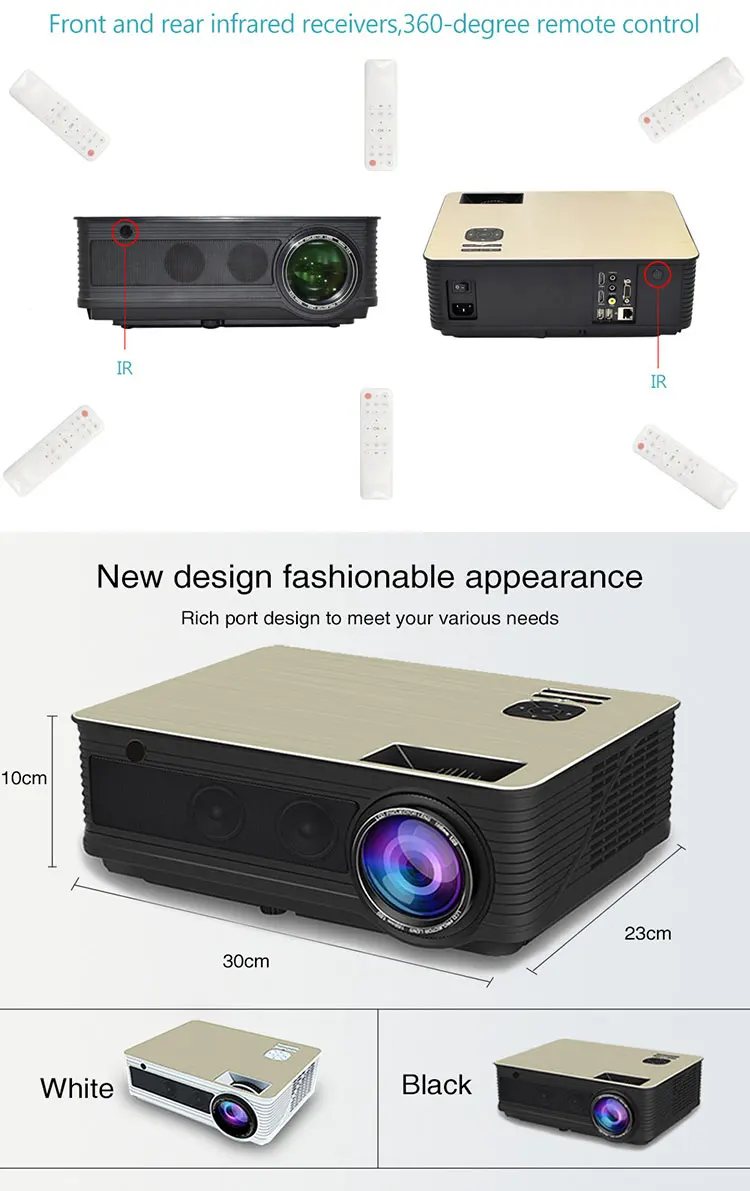 HD светодиодный проектор Android WiFi Bluetooth Full HD 1080P разрешение 1920x1080 офисный домашний видео мультимедийный проектор