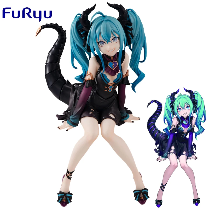 

Original Anime Figure FuRyu VOCALOID Hatsune Miku Little Devil Ver. 13cm Cartoon Doll PVC Collection Model Kids Toys Boys Gifts