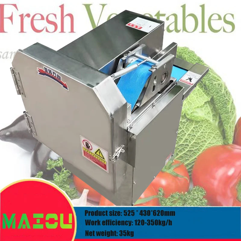 Commercial vegetable cutting machine for Brassica spinach lettuce