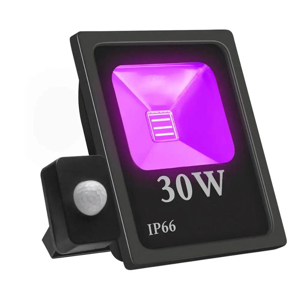 

[Seven Neon]Professional Ultraviolet IP66 395NM 30W Infrared sensor Glue Curing Germicidal light Reptile Sterilizer Led UV Lamp