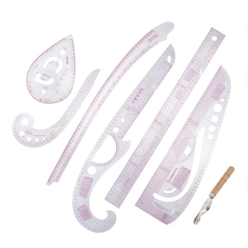 7Pcs/set Sewing Tailor French Curve 