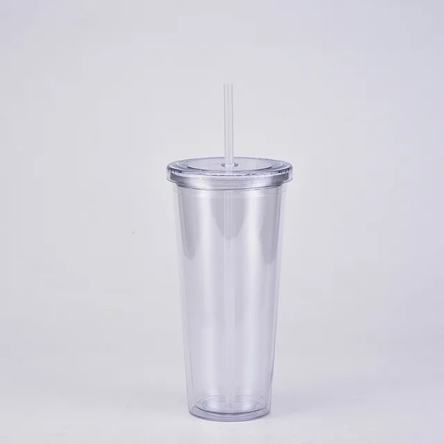 32oz High Capacity Straight Tumblers With Lid Large Double Layer
