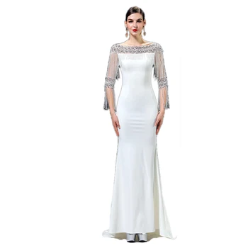 

LPTUTTI Tassel Beading New For Women Elegant Date Ceremony Party Prom Gown Formal Gala Events Luxury Long Evening Dresses