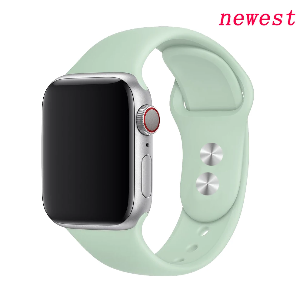 Ремешок для apple watch Band apple watch 5 4 band 44 мм 40 мм iwatch band 3 2 correa 42 мм 38 мм силиконовый браслет pulseira ремешок для часов