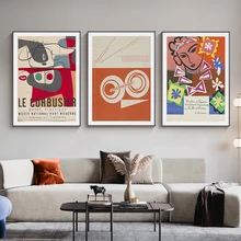 

Abstract Canvas Painting Retro Nostalgic Posters and Prints Home Decor Modern Wall Art Colorful Pictures for Living Room Bedroom