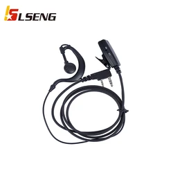 Retevis Kenwood Baofeng – écouteurs pour talkie walkie, oreillettes avec crochet d'oreille PTT, pour radio bidirectionnelle 