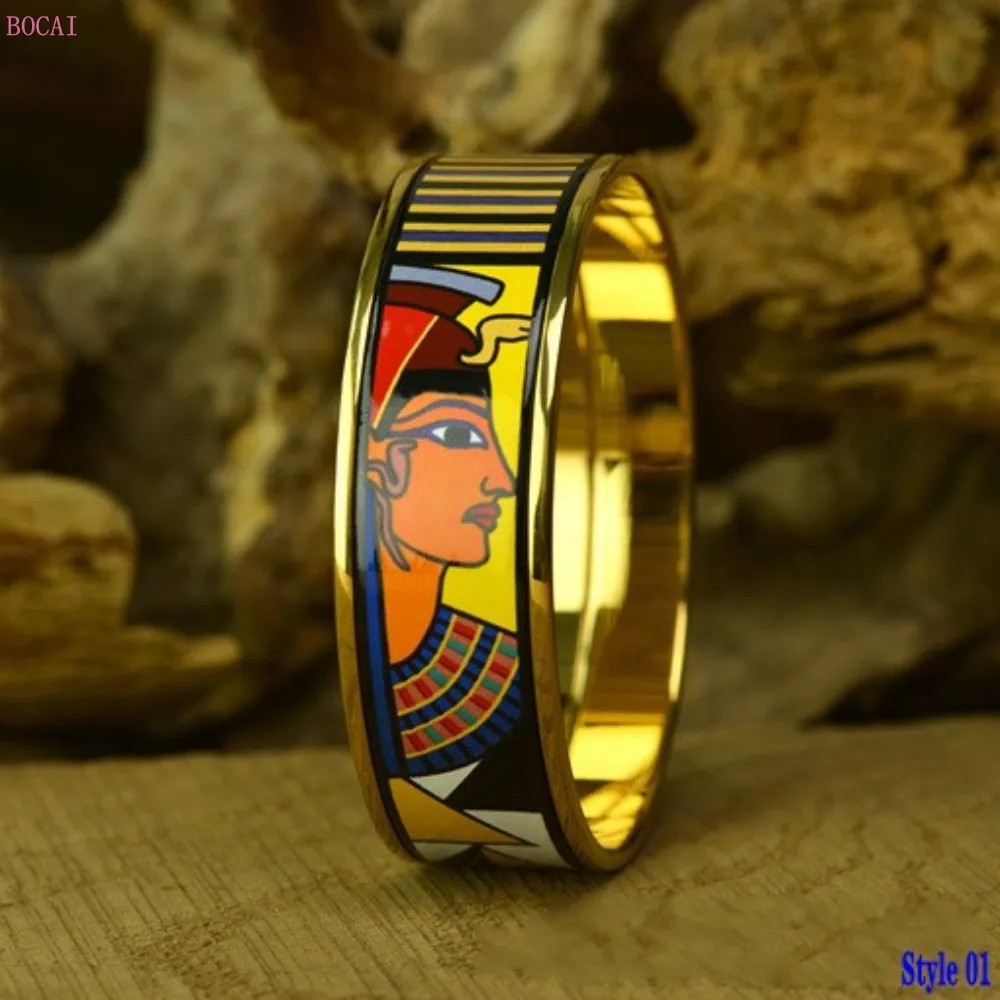 

High temperature firing enamel color bracelet for women enamel color men's male bracelet 2020 new fashion jewelry