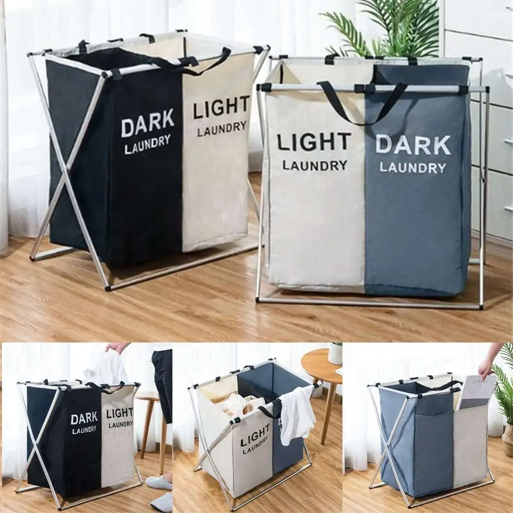 Dirty Clothes Laundry Storage Basket Organizer Bathroom Bathroom, Home 68 x 38 x 60cm Laundry Hamper
