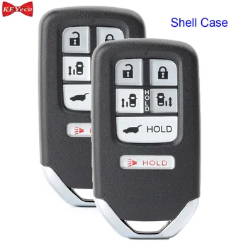 

KEYECU 2pcs for Honda Odyssey 2014 2015 2016 2017 2018 Remote Control Key Shell Case Fob Housing Cover 6 Button for KR5V1X
