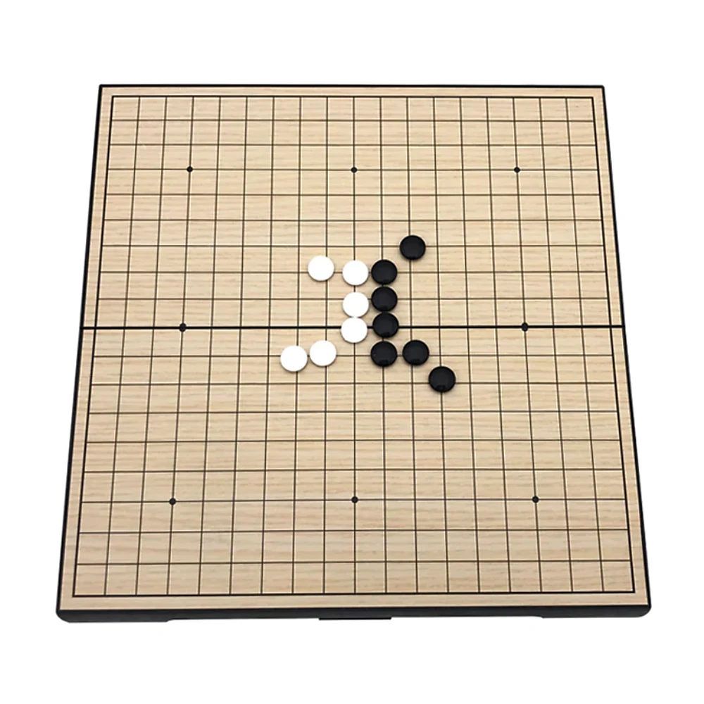 Go игровой Набор для путешествий Go настольная игра Магнитная Шахматная настольная игра с пластинами для хранения для взрослых и детей