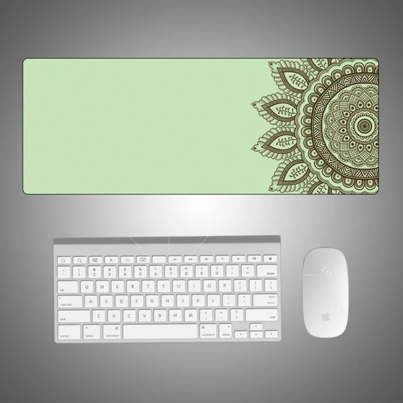  Retro Style Large Gaming Mouse Pad Waterproof and Sweatproof Table Mat Fresh Style Locking Office C