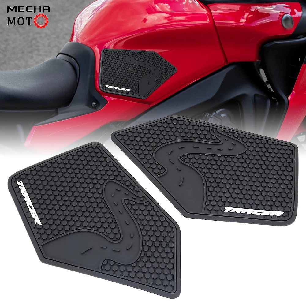 NEW For yamaha TRACER9 TRACER 9 GT tank pad Motorcycle gas protection Non-slip Side tankpad stickers Rubber sticker pads