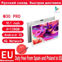 Teclast M30 Pro Dual 4G Network Phone Call Tablet Android 10 Tablets Octa Core 10.1 inch IPS 1920×1200 4GB RAM 128GB ROM Teblets