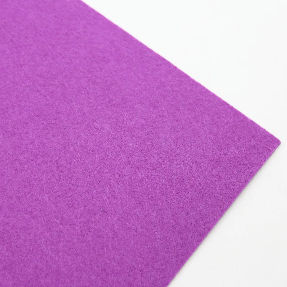 Purple 1 шт. 1/2/3/4 мм изделие с толстым слоем полиэстера ткань Войлок 30*30 см, ручная работа, Фабричный цех войлок для домашнего украшения рукоделие игрушка швейные принадлежности - Цвет: Purple