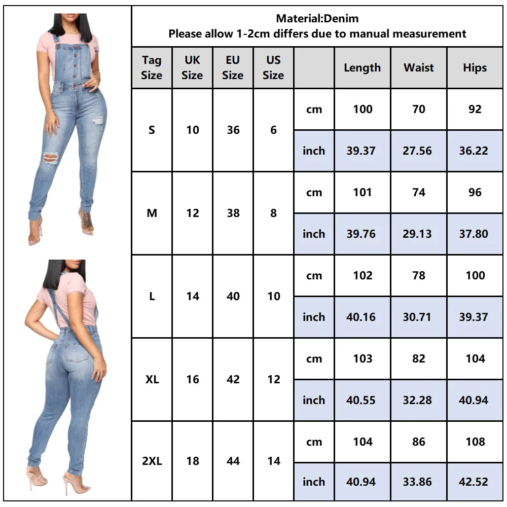 Размеры джинсовых комбинезонов