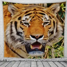 3D печать тигров гобелен на стену искусство ковер одеяло, домашнее украшение