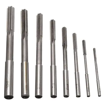 

8pcs/set HSS H7 Machine Reamer Straight Shank Chucking Reamers Set Cutter Tool 3/4/5/6/7/8/9/10mm
