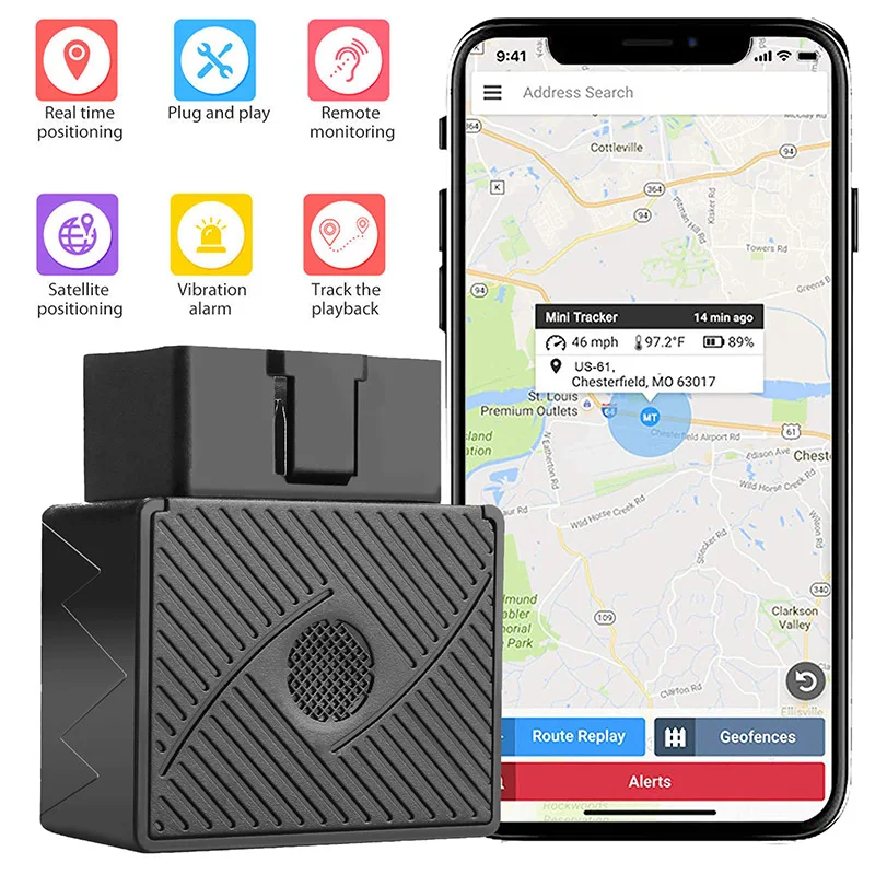 OBD gps трекер Портативный GSM gps трекер локатор автомобиля установка Премиум Автомобильный gps трекер