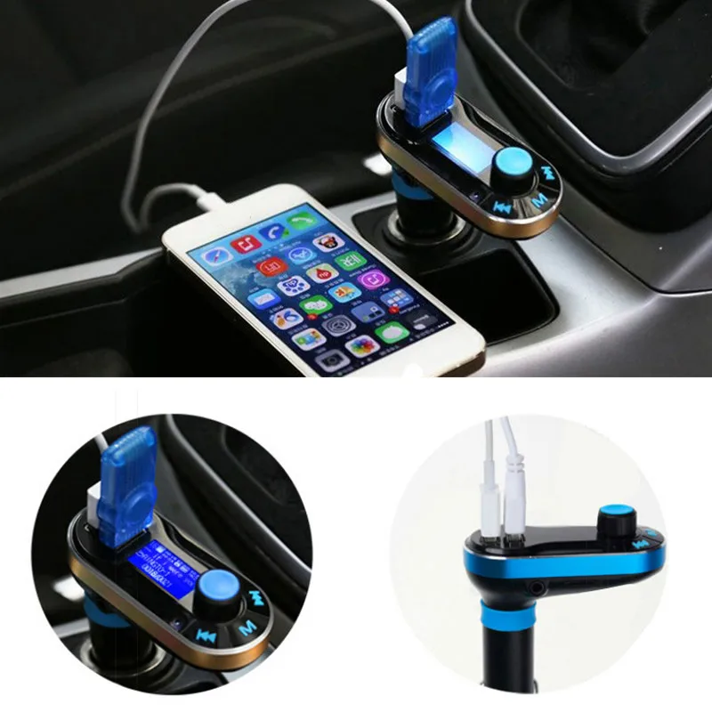 BT66 Автомобильный mp3 Bluetooth плеер Bluetooth Автомобильный mp3 карта локомотив зарядка fm-передатчик автозапчасти XC-108