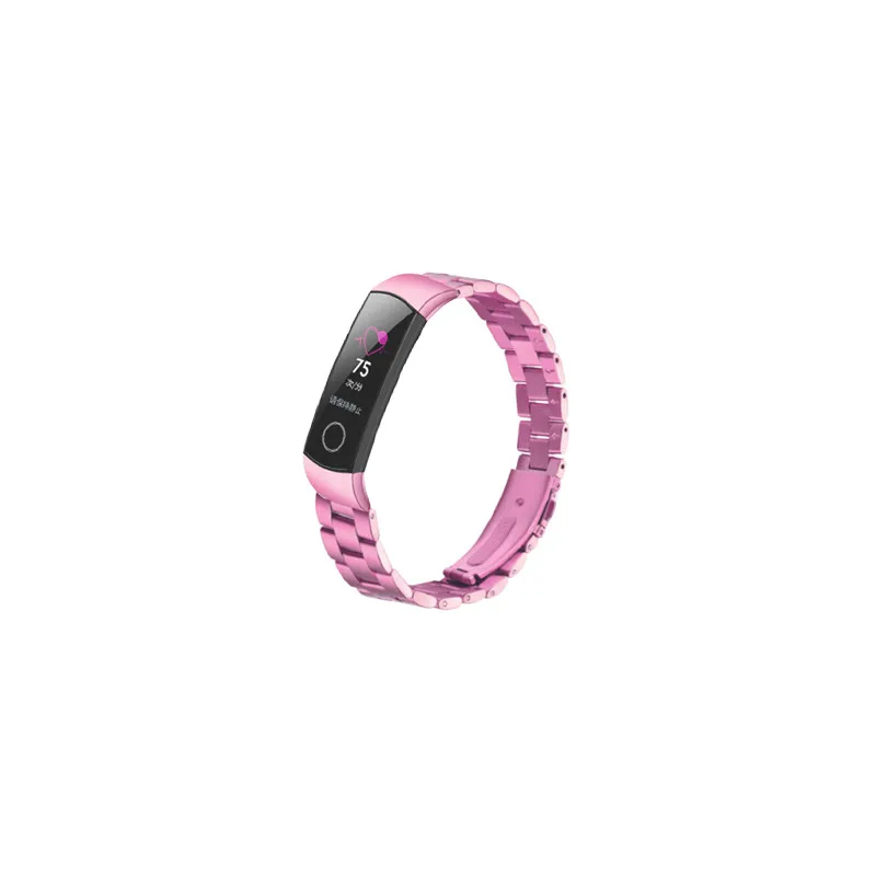 Металлический ремешок для часов для huawei Honor Band 4 ремешок Металлический Стальной браслет huawei ремешок Ремешок Браслет из нержавеющей стали замена D8