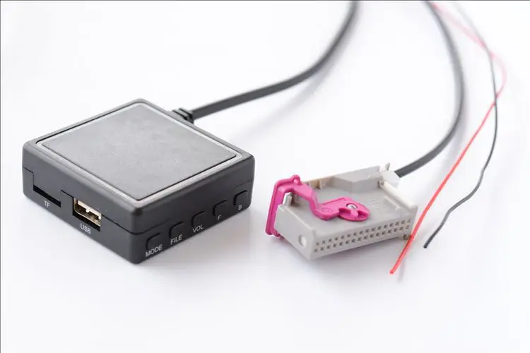 Автомобильный Bluetooth 5,0 RNSE головное устройство беспроводной Bluetooth Aux микрофон адаптер TF USB флэш-накопитель для Audi A3 A4 A6 A8 TT R8 RNS-E