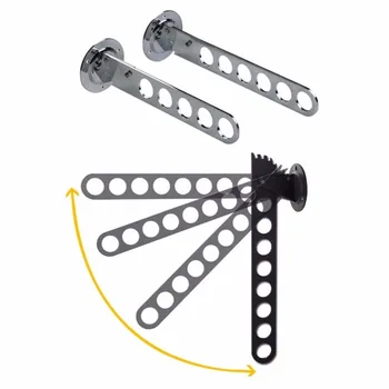 

Multifunctional adjustable folding clothes hook coat hat towel bathroom clothing display wall hanging hook
