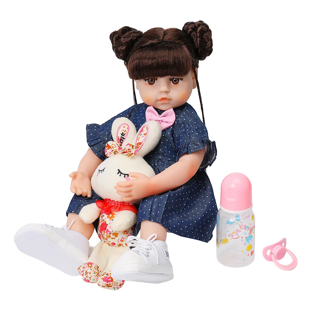 48 см Reborn Baby Doll девочка реалистичные мягкие силиконовые куклы младенец новорожденный принцесса малыш игрушки для малыша Bonecas Рождественский подарок на день рождения